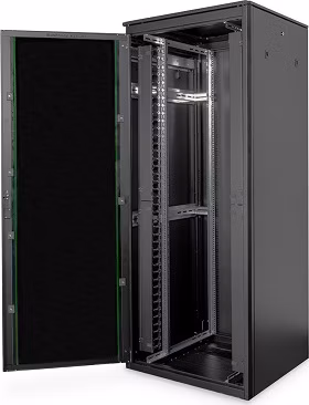 Digitus 42U varioFLEX síťová skříň 2022,6 x 800 x 1000 mm, barva černá (RAL 9005)