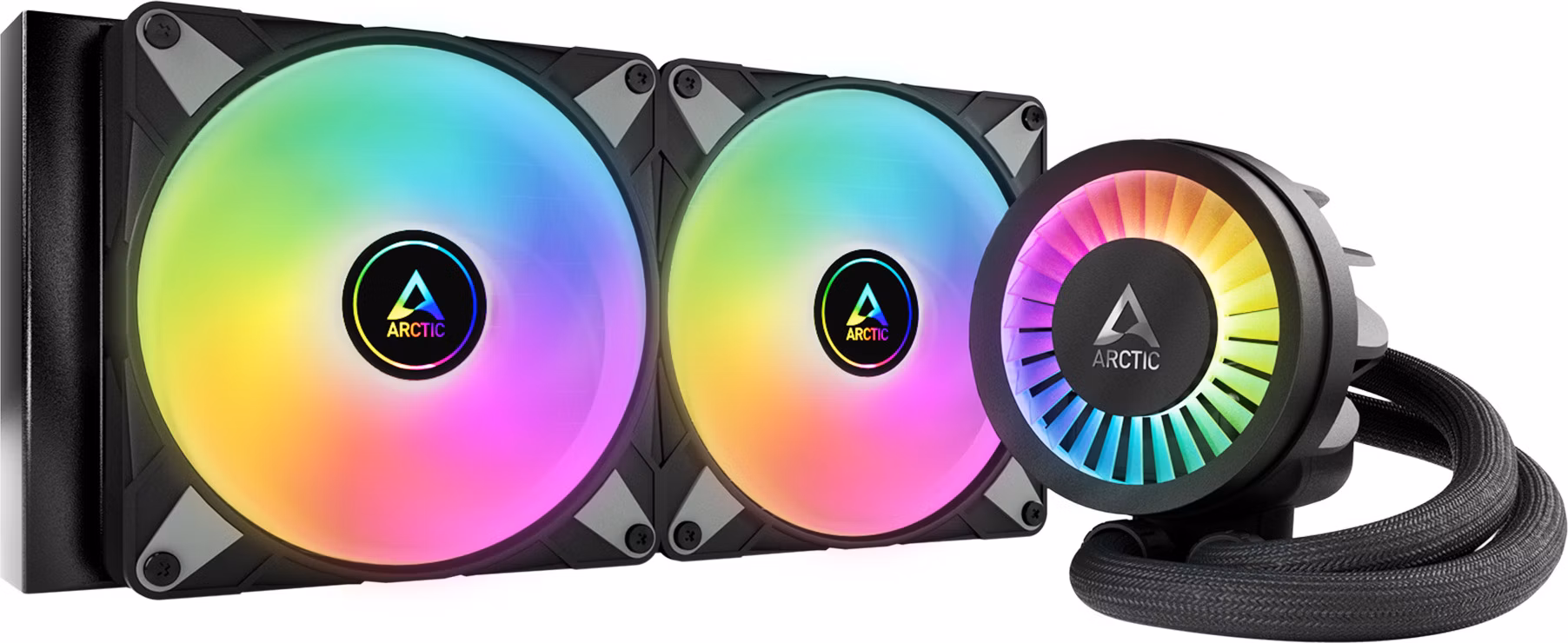 ARCTIC Liquid Freezer III - 280 A-RGB (Black) : All-in-One CPU Water Cooler s 280mm radiátorom a