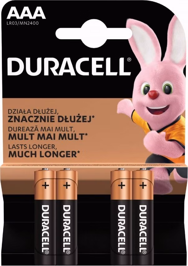 Duracell Basic alkalická baterie 4 ks (AAA)