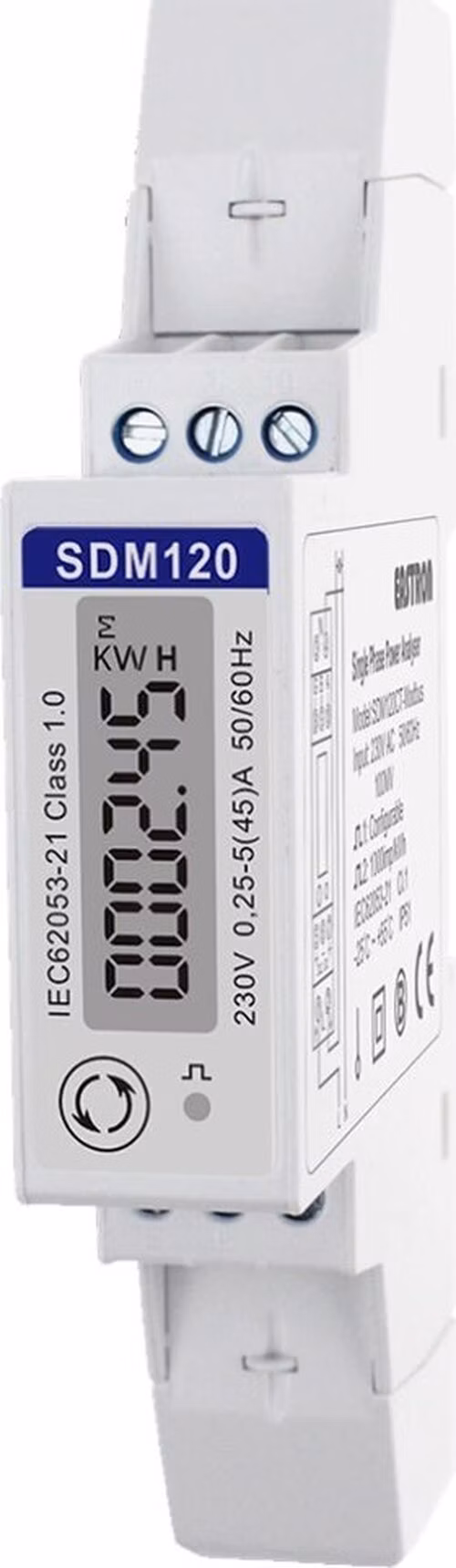 Eastron SDM120 Modbus elektroměr pro LAN ovladač