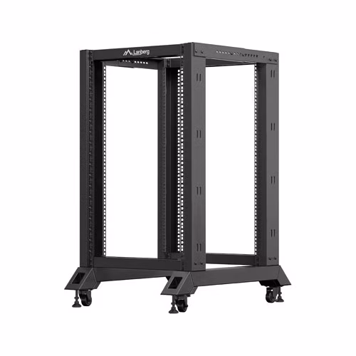LANBERG OTEVŘENÝ RACK 18U 600X800 ČERNÝ