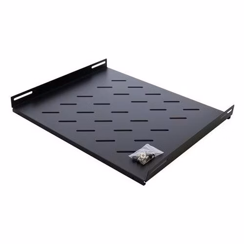 Polica 1U 19" 710mm pevná dierovaná pre rozvádzače GB/GW s hl. 960mm