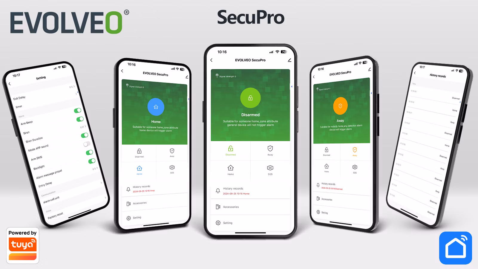 EVOLVEO SecuPro2, chytrý bezdrátový GSM&amp;Wi-Fi zabezpečovací systém