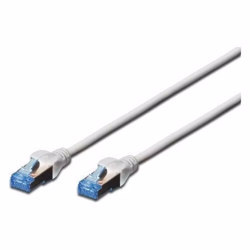 Digitus CAT 5e SF-UTP patch cable, PVC AWG 26/7, length 15 m, color grey