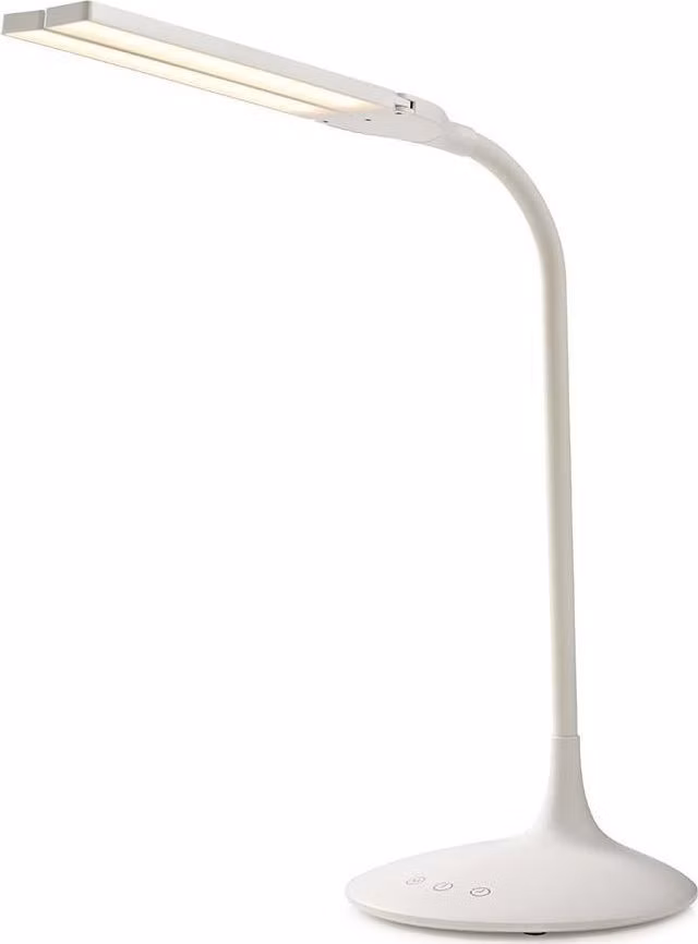 Nedis LTLG3M1WT4 - Stmívatelná LED Stolní Lampa | Dotykové ovládání | 3 režimy svícení | Nabíjecí baterie | 280 lm