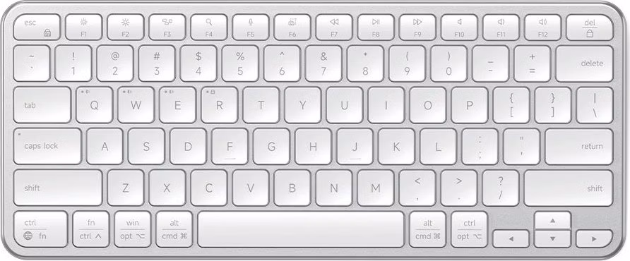 Satechi klávesnica Slim EX1 Wireless Keyboard - Silver