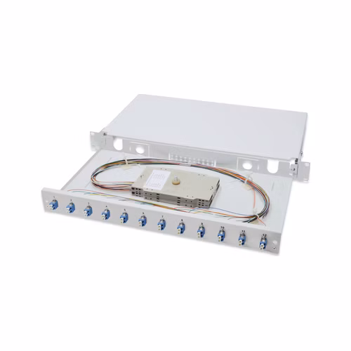 DIGITUS Professional Fiber Optic Splice Box, Equipped, LC, OS2