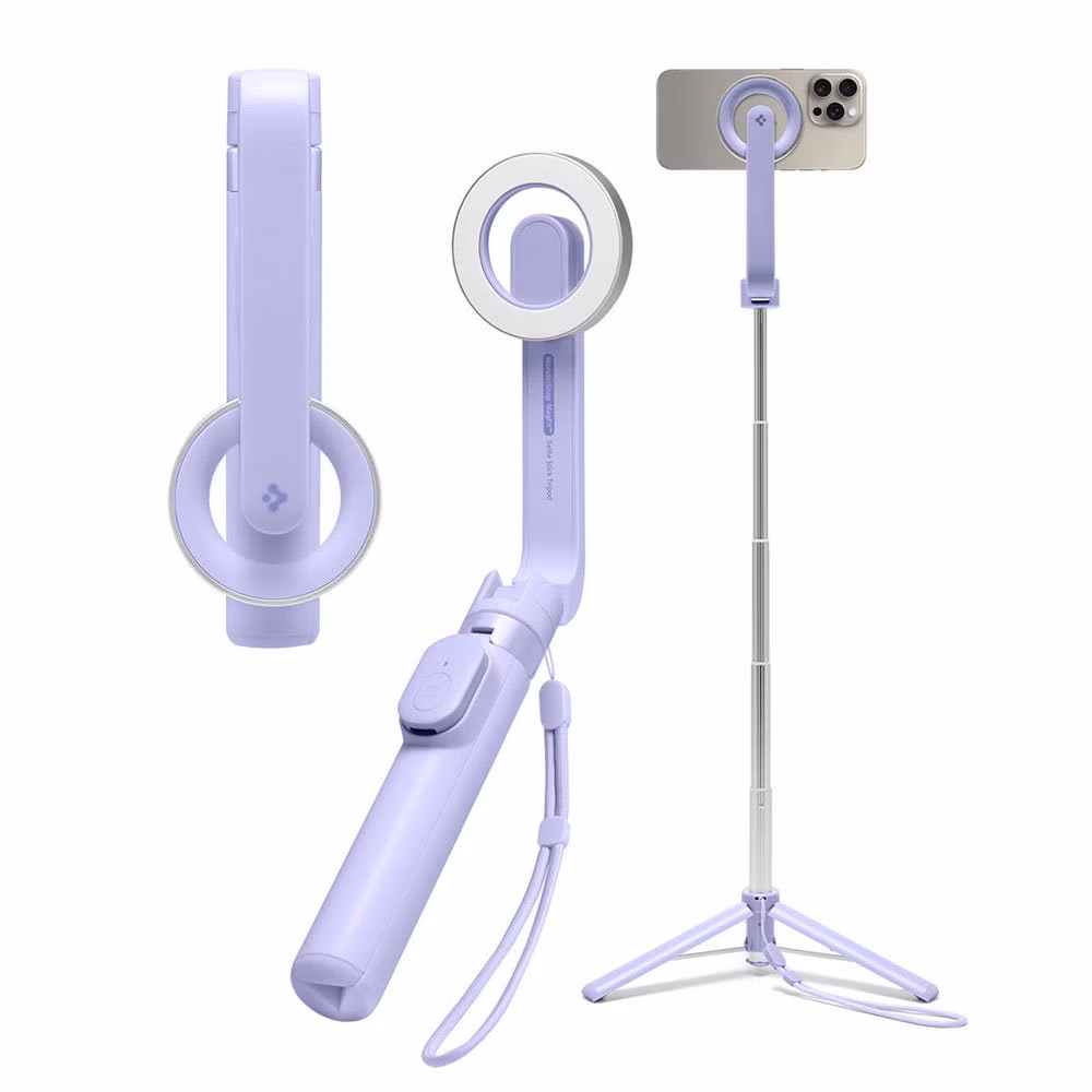 Spigen Selfie Stick Tripod Magsafe - Lavender