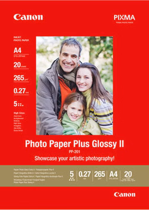 Canon fotopapír PP-201 - A4 - 265g/m2 - 20 listů - lesklý