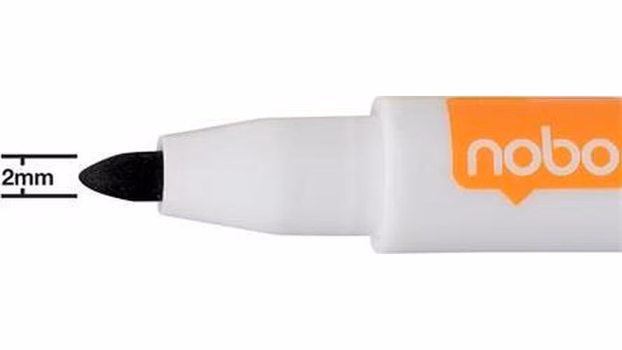 Nobo popisovače stíratelné za sucha 6ti pack černé