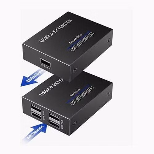 PremiumCord 4-port USB 2.0 extender po Cat5/Cat5e/Cat6 do 150m