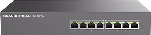Grandstream GWN7701PA Unmanaged Network Switch 8 portov / 8 PoE out
