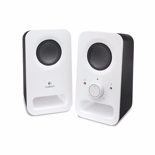 Logitech repro Z150 Multimedia Speakers/ 2.0/ 3W/ 3.5mm jack/ Snow White-bílý