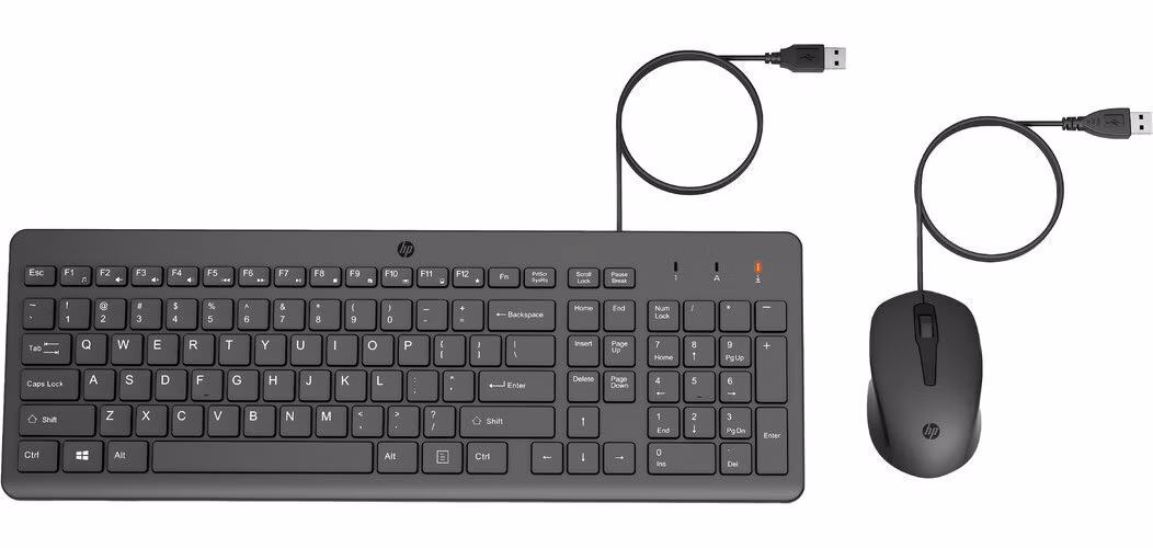 HP- 150 Wired Mouse and Keyboard HUN