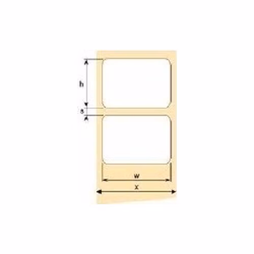 OEM samolepiace etikety 50 mm x 25 mm, termo etikety, cena za 2000 ks