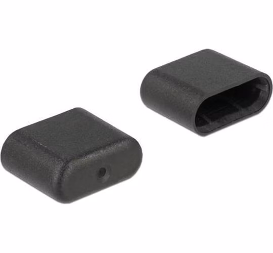 Delock Prachová záslepka pro USB Type-C™ samec 10 kusů černý