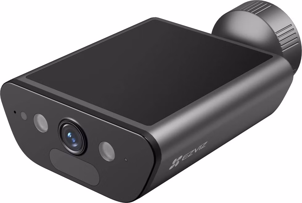 EZVIZ IP kamera EB5 4K/ venkovní/ Wi-Fi/ USB-C/ IP65/ objektiv 2,8mm/ H.265/ IR až 15m/ baterie/ černá