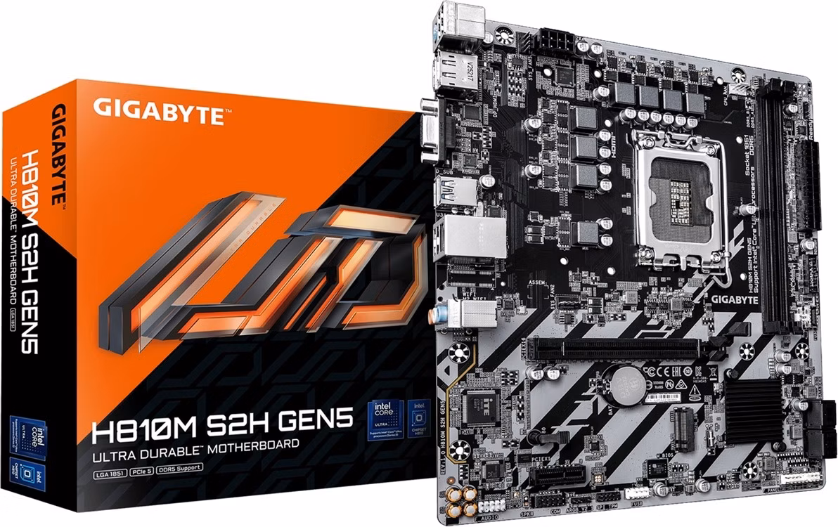 GIGABYTE H810M S2H GEN5/LGA 1851/mATX