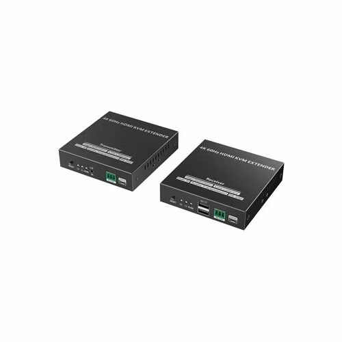 PremiumCord 4K@60Hz HDMI KVM extender na 120m přes LAN, over IP