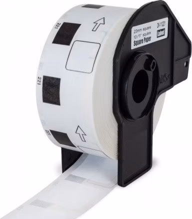 PRINTLINE kompatibilní s Brother DK-11221, papírové bílé, čtvercové , 23 x 23 mm, 1000 ks
