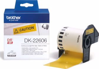 BROTHER žlutá filmová role DK-22606/ QL/ 62mm x 15,24m