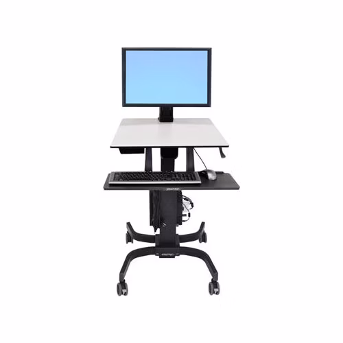 ERGOTRON WorkFit-C, Single HD Sit-Stand Workstation,pojízdná, nastavitelná prac. stanice sezení/stání.