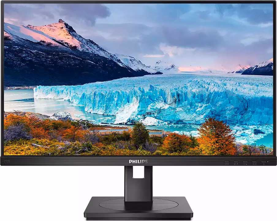 Philips LCD 272S1M 27" IPS/1920x1080@75Hz/4ms/250cd/VGA/DVI/HDMI/DP/4xUSB/Repro/Pivot/HAS/VESA