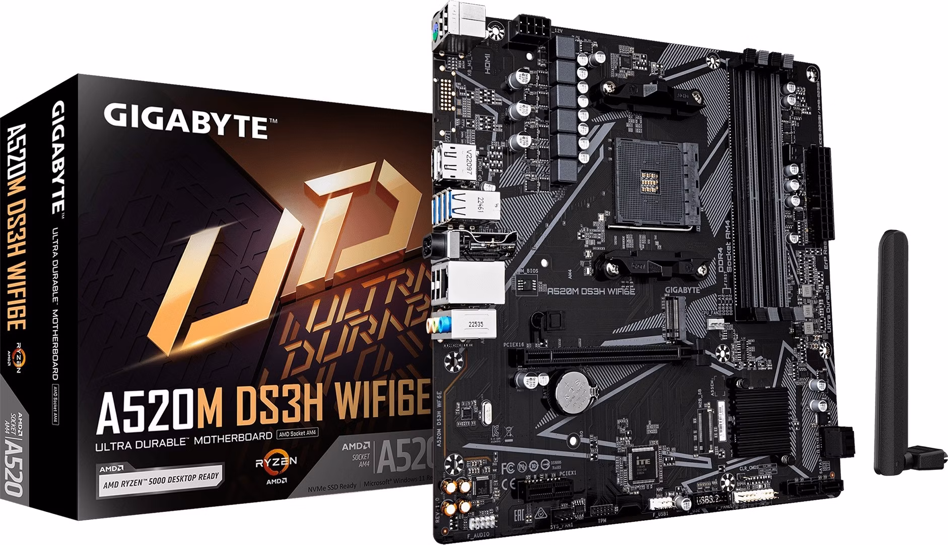 GIGABYTE A520M DS3H WIFI6E