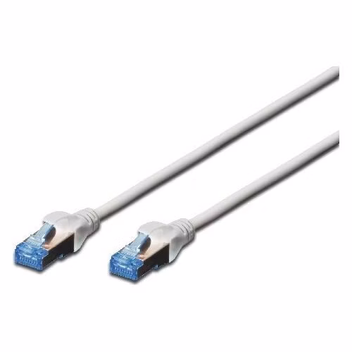 Digitus CAT 5e SF-UTP patch cable, PVC AWG 26/7, length 0.5 m, color grey