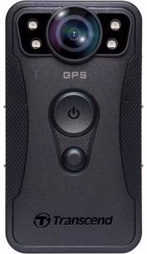 Transcend DrivePro Body 40 osobní kamera, Full HD 1080p, infra LED, 128GB paměť, Wi-Fi, Bluetooth, USB 2.0, IP67, černá