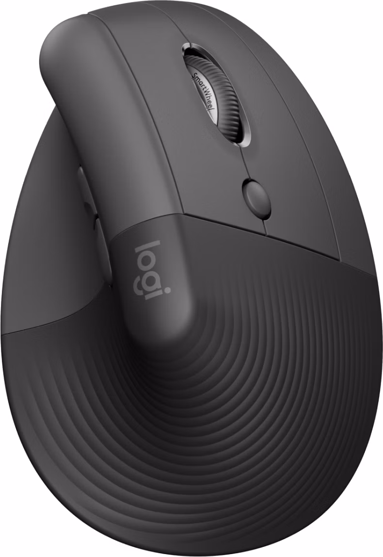Logitech myš Lift Vertical Ergonomic Mouse for Business/ bezdrátová / pro praváky/ grafit-černá