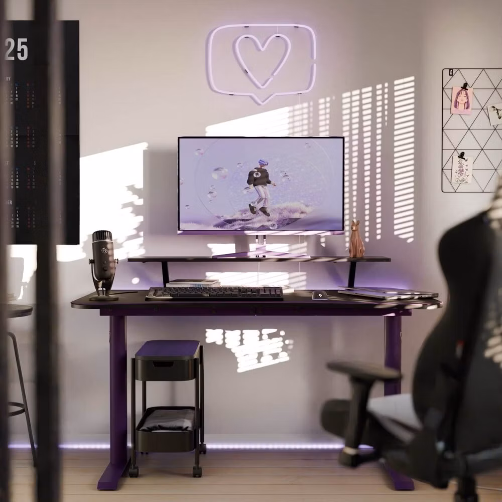 AROZZI ARENA Medium Desk Pad Pure Purple/ ochranná podložka pro stůl Arena Medium