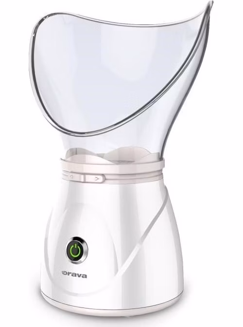 Orava FI-120 A sauna na obličej, 130 W, uvolňuje svaly, uvolňuje nosní a čelní dutiny, zmírňuje bolest, bílá