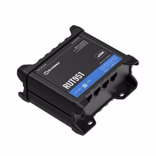Teltonika RUT951 PoE+ Průmyslový Mobilní Router s eSIM a PoE+ (bez zdroje)