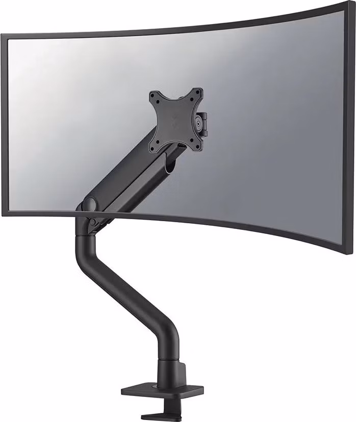 Neomounts DS70S-950BL1/Držák displeje/na stůl/17-49"/svorka+průch./VESA 100X100/nosn.18kg/plyn.píst/1 dis