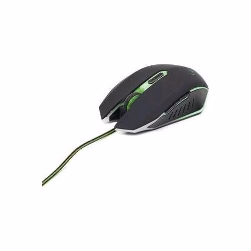 Gembird Myš MUSG-001-G, herní, optická, zeleno-černá, 2400DPI, USB