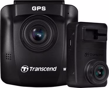 Transcend DrivePro 620 duální autokamera, Full HD 1080/1080, úhel 140/140°, 2x32 GB microSDXC,GPS, G-Senzor/Wi-Fi, černá