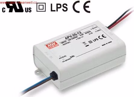 MEANWELL - APV-25-12 - napájací zdroj 12V 25W