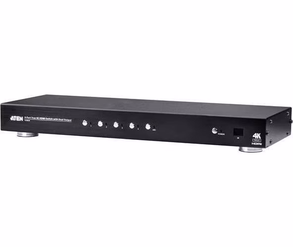 ATEN 4-Port True 4K HDMI Switch with Dual Output