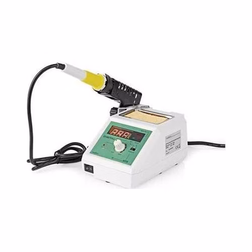 Nedis SOIR48DI - Pájecí stanice digitální 160 - 480 °C | 48 W | 1.20 m | Bílá