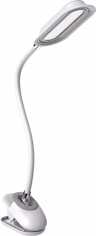 IMMAX LED stolní lampička CLIP/ 7,5W/ DC 12V/1A/ CCT/ IP20/ bílá