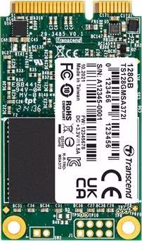 TRANSCEND MSA372I 128GB Industrial SSD disk mSATA, SATA III (MLC), 550MB/s R, 450MB/s W