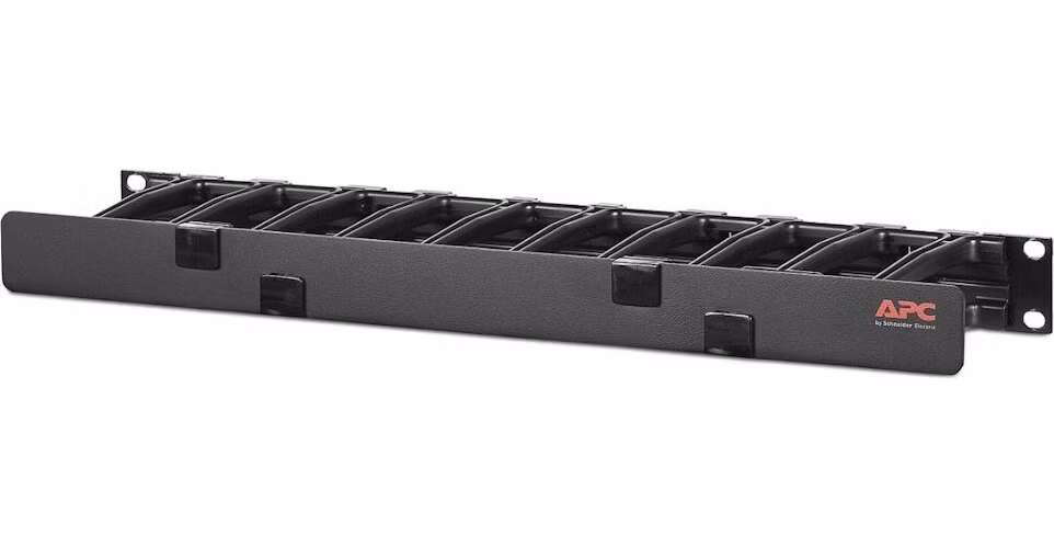 APC Horizontal Cable Manager, 1U Single Side w.Cover