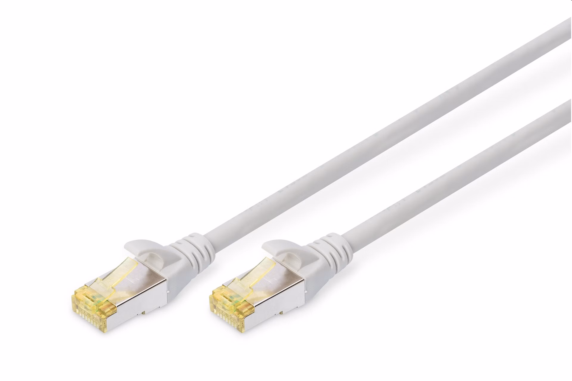 Digitus CAT 6A S-FTP patch cable, LSOH, Cu, AWG 26/7, Length 30m , color grey