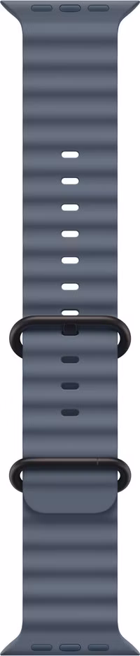 Apple Watch 49mm Anchor Blue Ocean Band - Black Titanium Finish