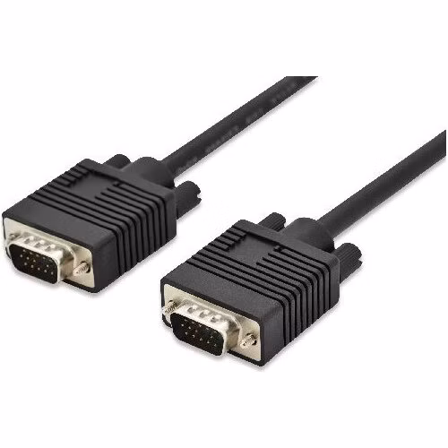 Digitus Připojovací kabel monitoru VGA, HD15 M / M, 5 m, 3Coax / 7C, 2xferit, bl