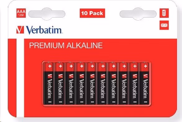 VERBATIM  Alkalická Baterie AAA 10 Pack / LR3