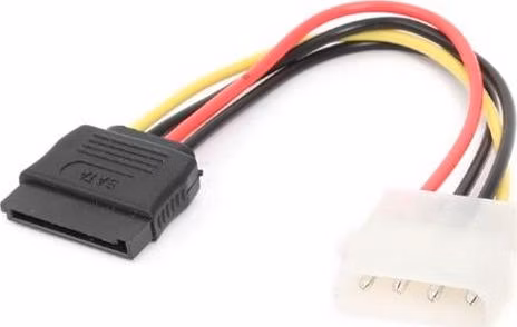 GEMBIRD Kabel SATA napájecí 15cm  1x 5,25 na 1xSATA