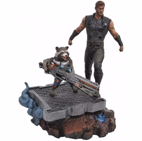 Marvel Premier Avengers 3 Thor &amp; Rocket Statue