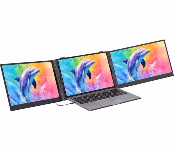 Prenosný monitor Blackview DCM8Pro Dual Screen 15.3", 1920x1200 16:9 LCD 60Hz IPS 178 USB-C 3.1x3, sivo čierny
